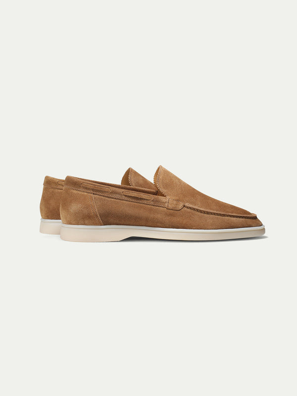Suede Loafer - Beige