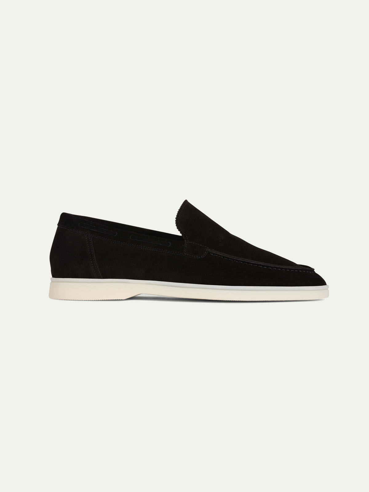 Suede Loafer - Black