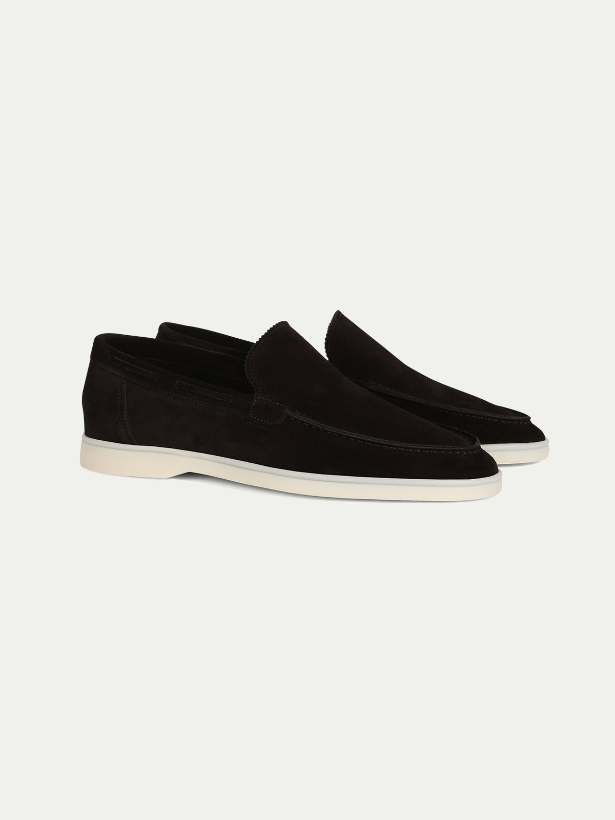 Suede Loafer - Black
