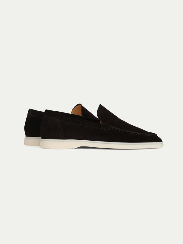 Suede Loafer - Black