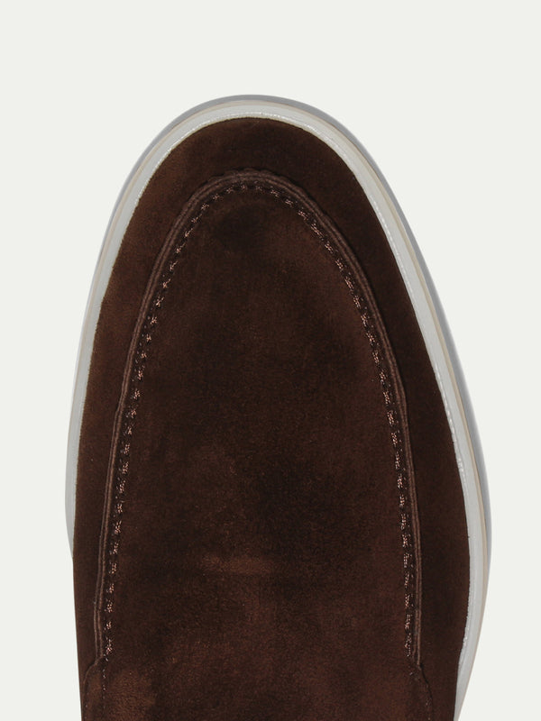 Suede Loafer - Coffee