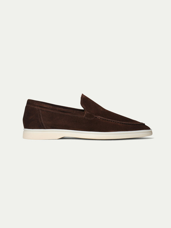Suede Loafer - Coffee