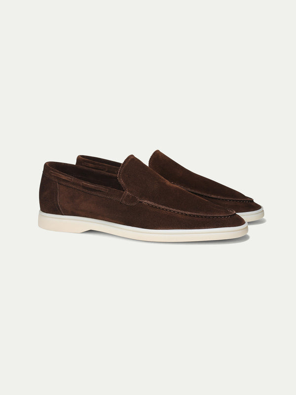 Suede Loafer - Coffee