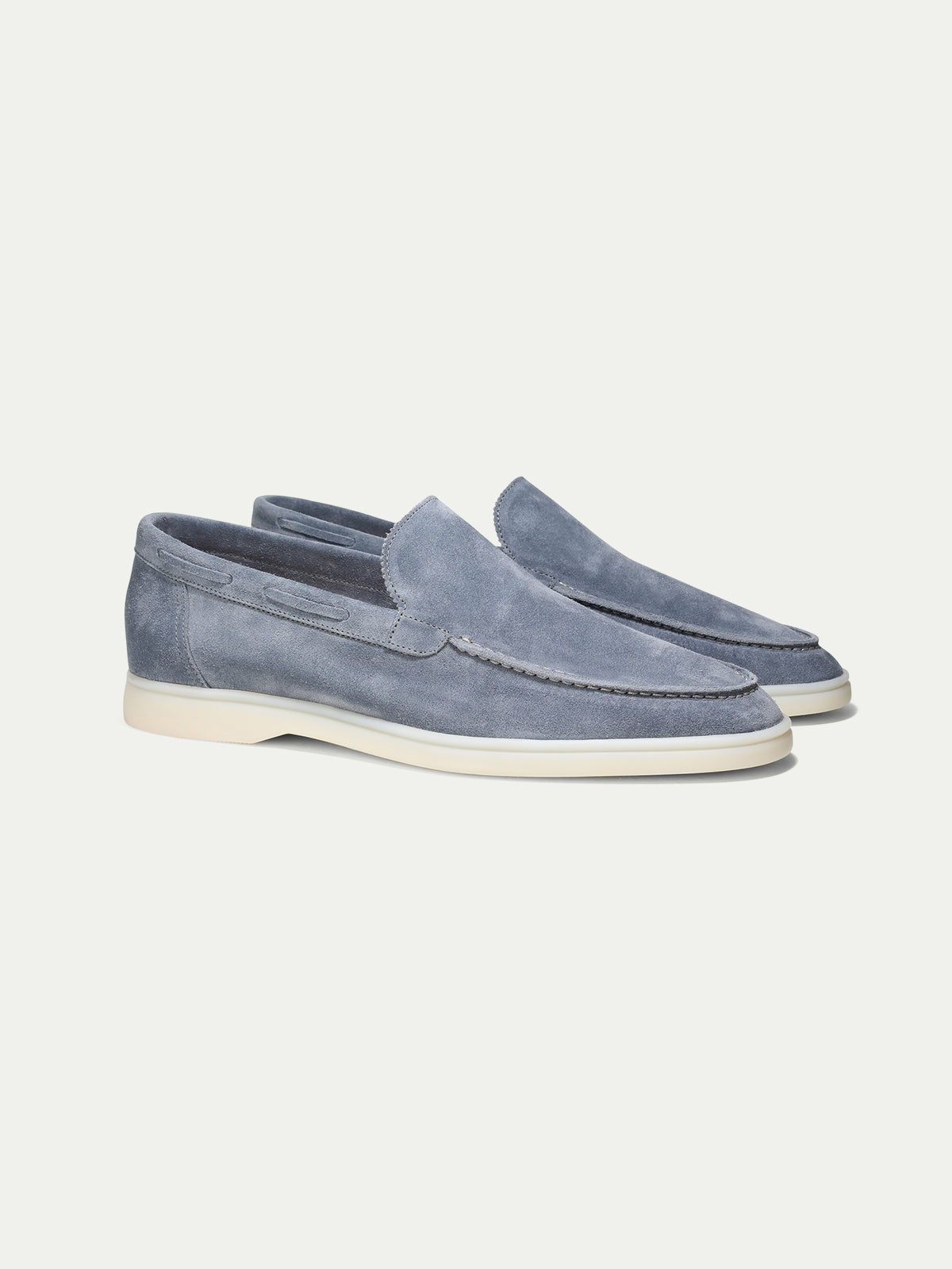Suede Loafer - Sky Blue