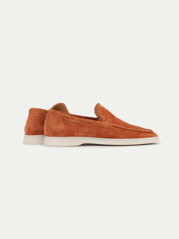 Suede Loafer - Orange