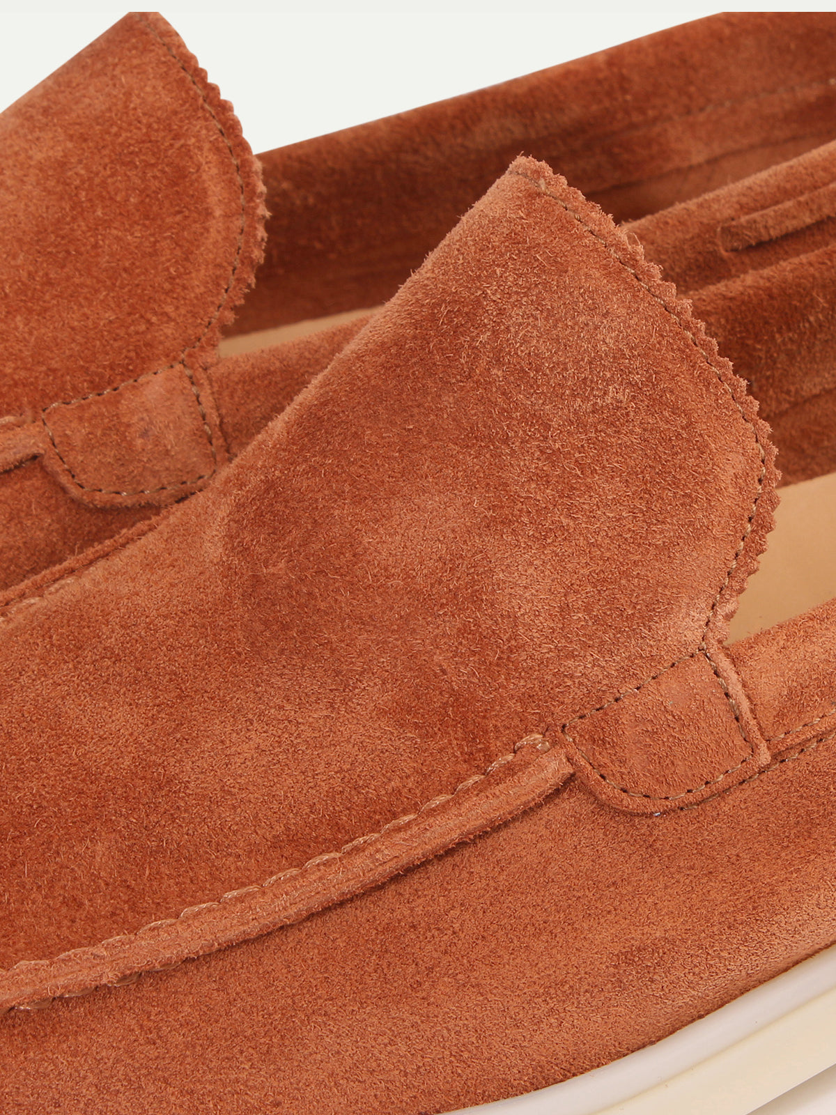 Suede Loafer - Orange