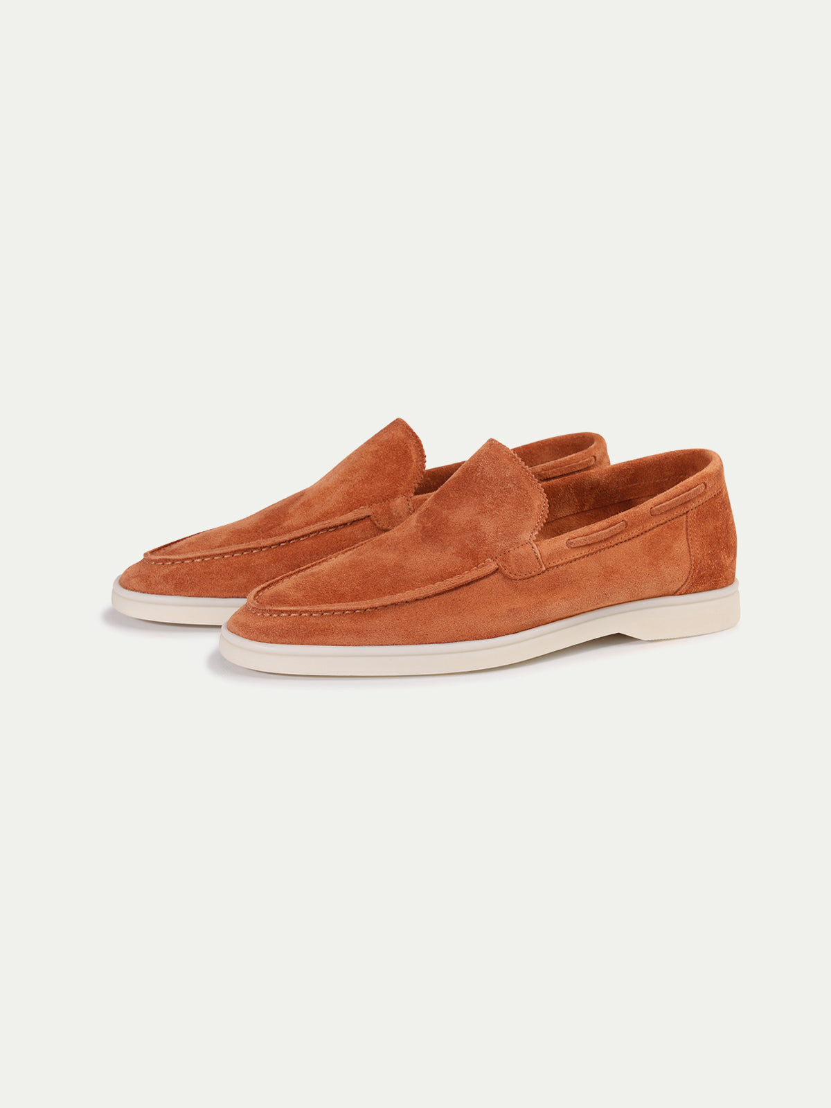 Suede Loafer - Orange
