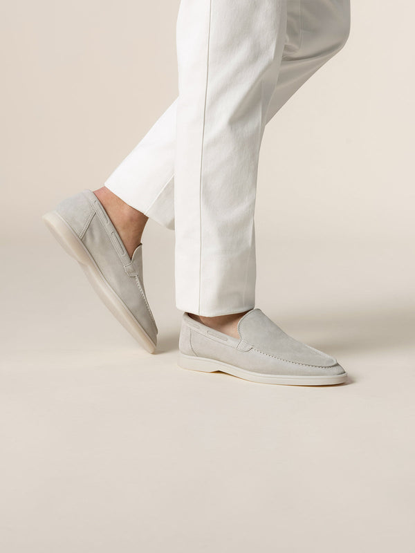 Yacht Loafer - Silver Gray