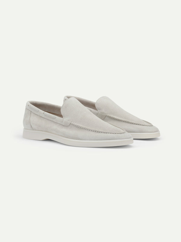 Yacht Loafer - Silver Gray