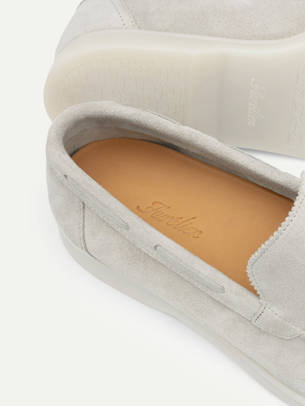 Yacht Loafer - Silver Gray