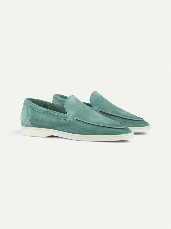 Yacht Loafer - Khaki Gray Green